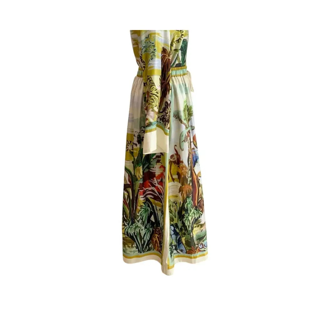Alemais jungle boogie silk culotte - Bottoms
