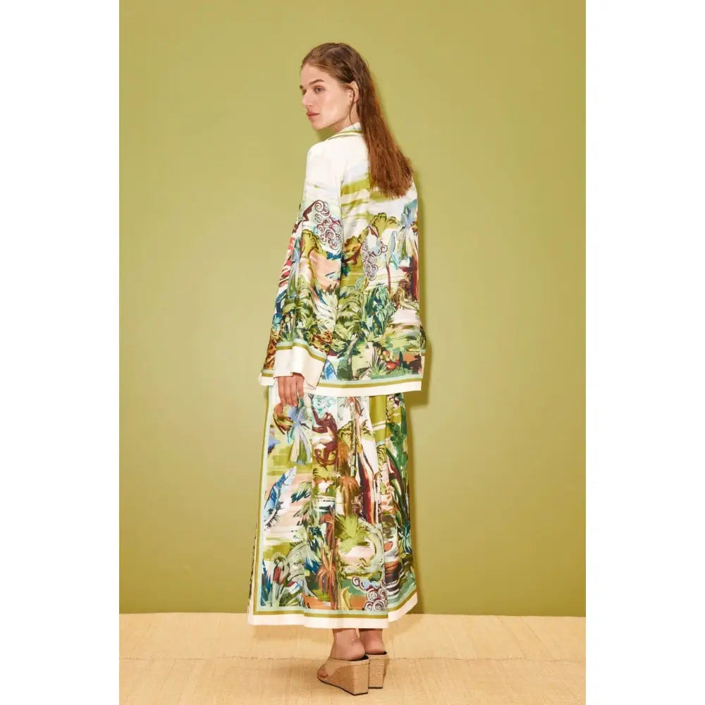 Alemais jungle boogie silk shirt - Tops