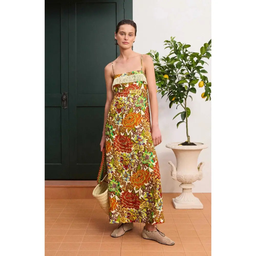 Alemais LANA SQUARE NECK DAY DRESS - Dress