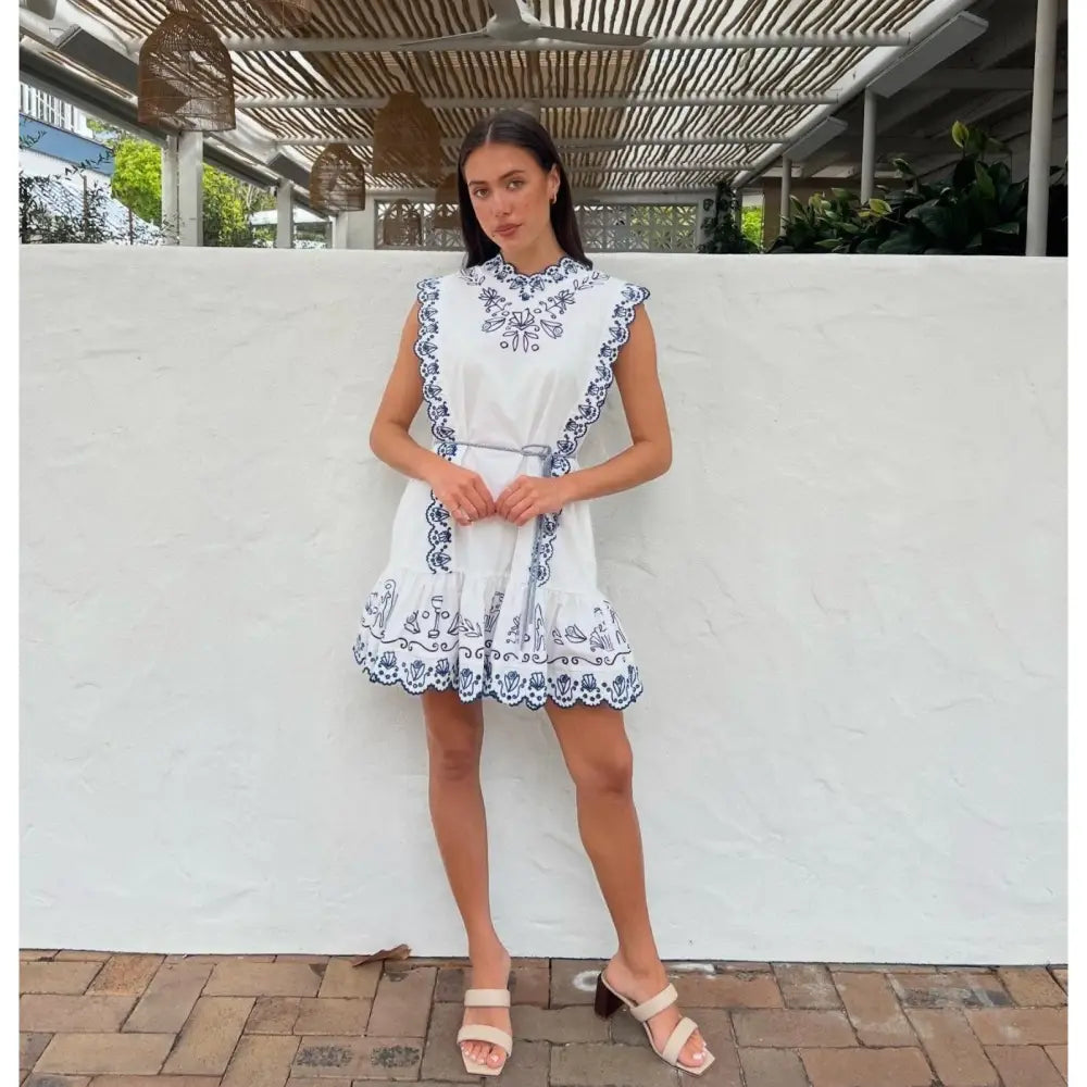 Alemais leela embroidered mini dress - Dress