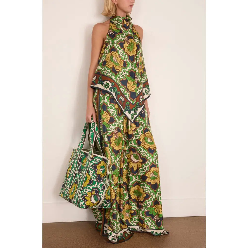 Alemais Liana Silk Top in Multi - Tops