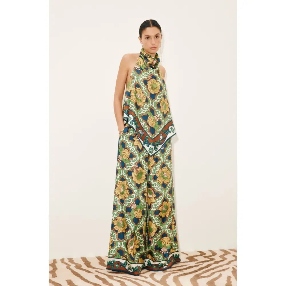 Alemais Liana Silk Top in Multi - Tops