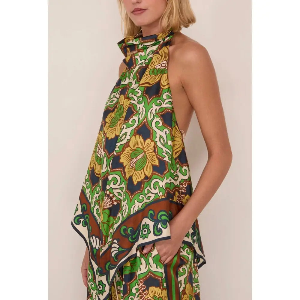 Alemais Liana Silk Top in Multi - Tops