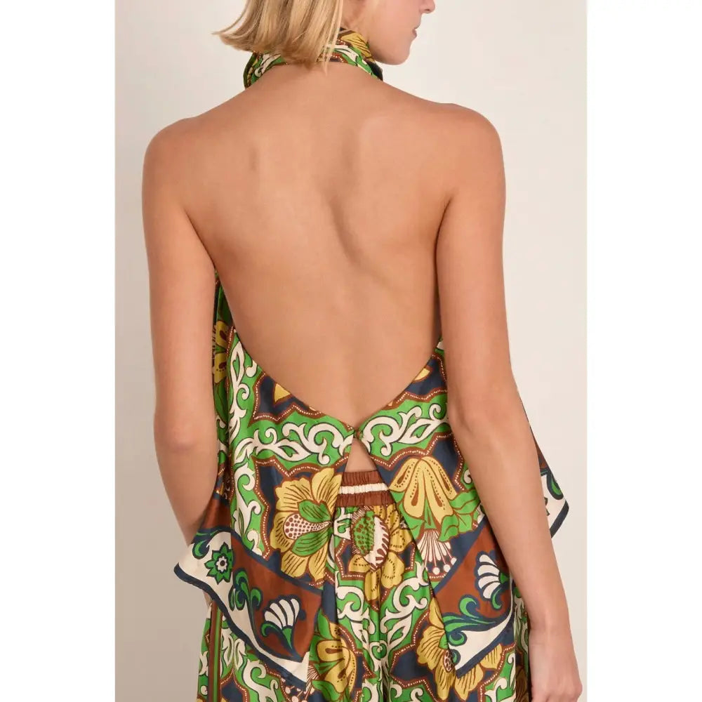 Alemais Liana Silk Top in Multi - Tops