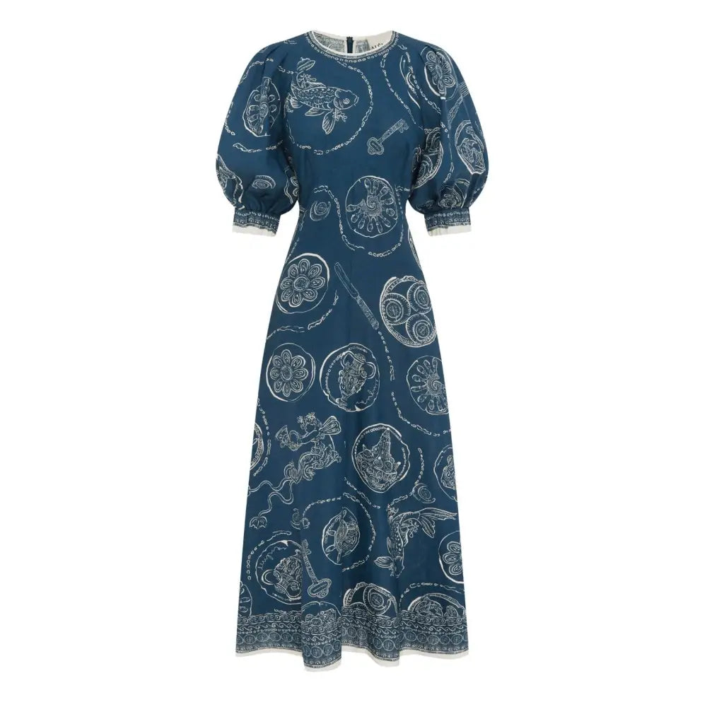 Alemais linen lucky midi dress - Dress