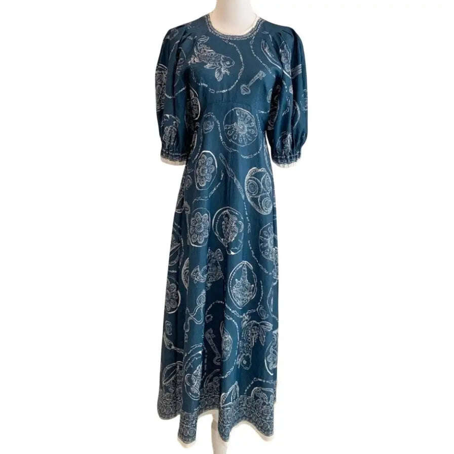 Alemais linen lucky midi dress - Dress