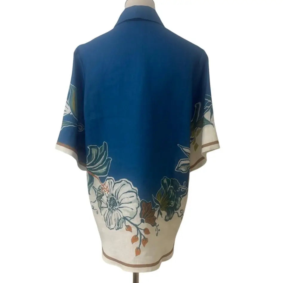 Alémais Luda floral linen shirt - Tops
