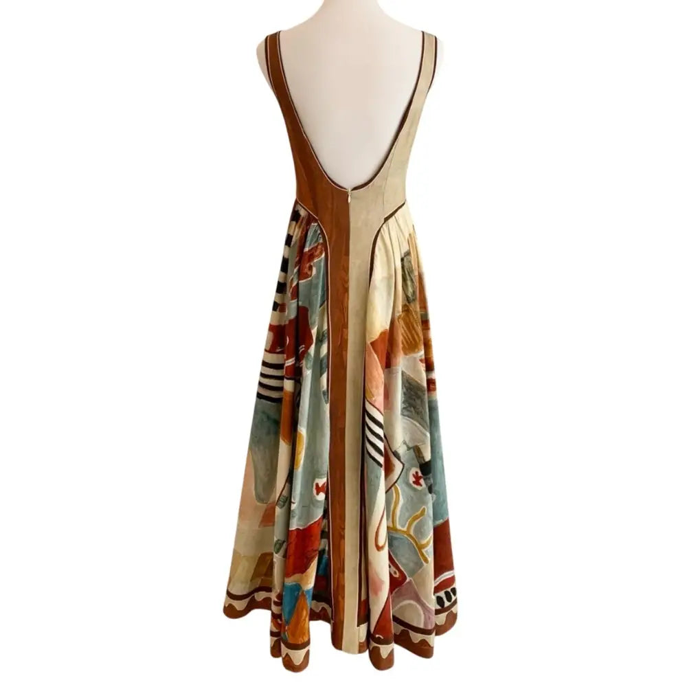Alemais michelle square neck midi dress - Dress