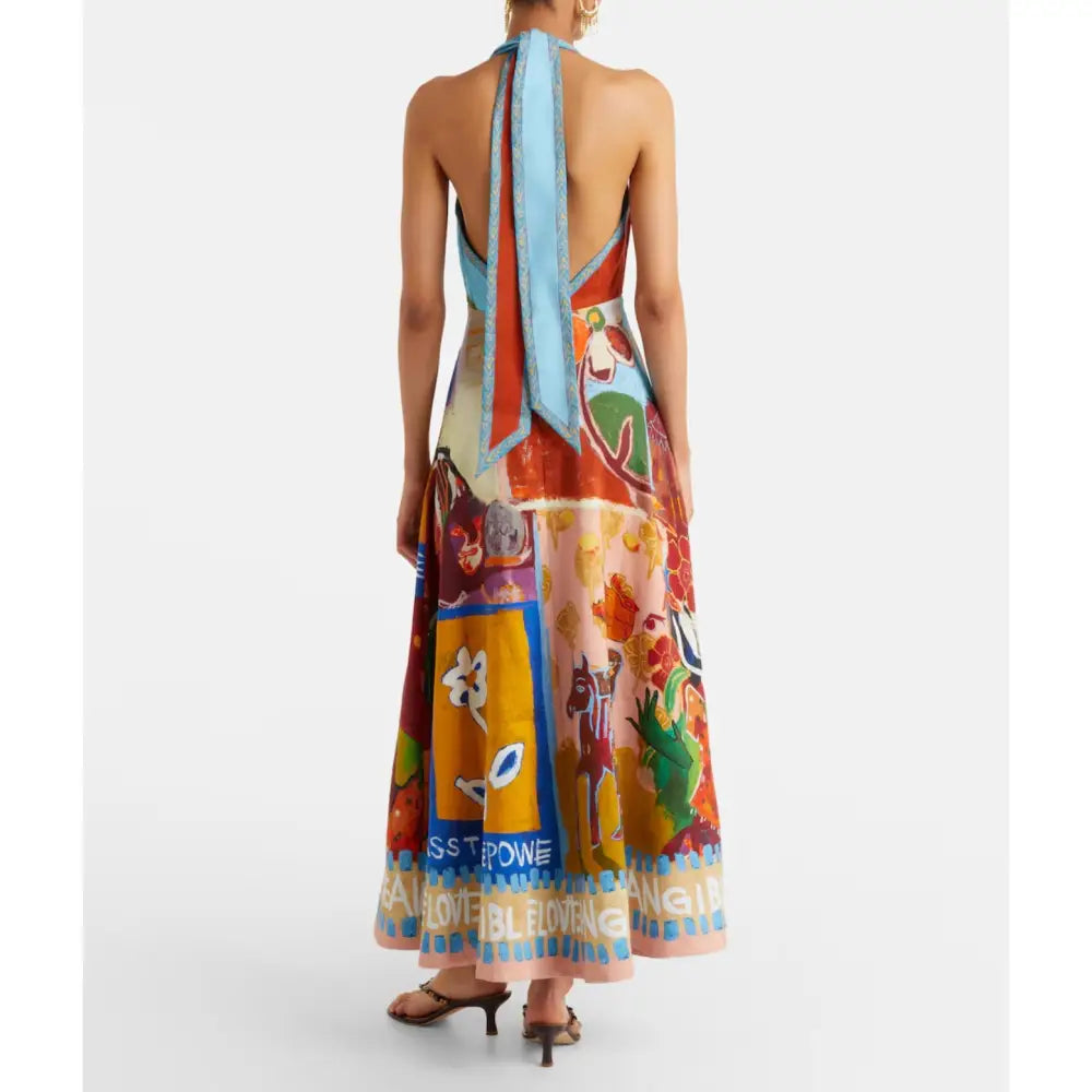 Alemais mlak halter midi dress - Dress