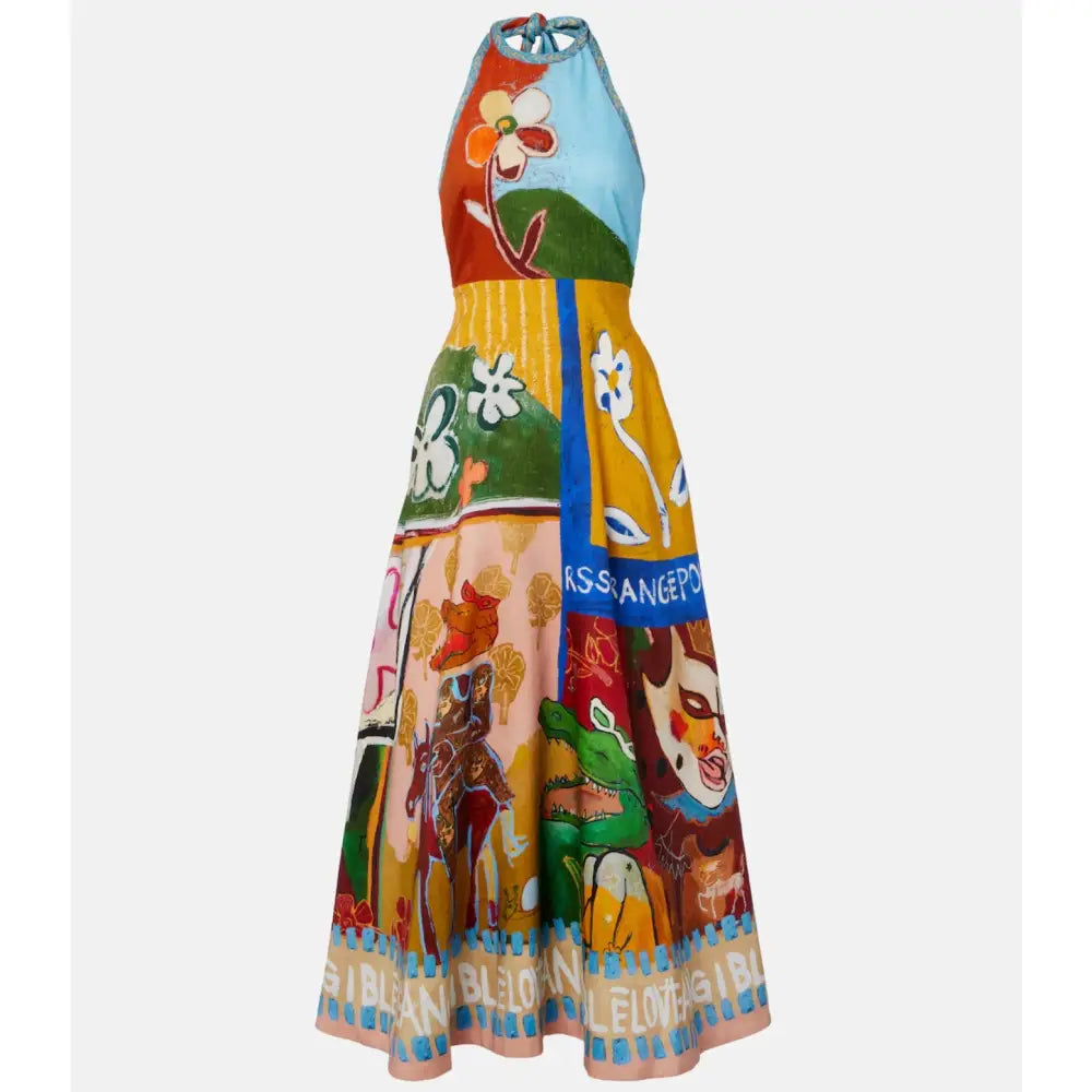 Alemais mlak halter midi dress - Dress
