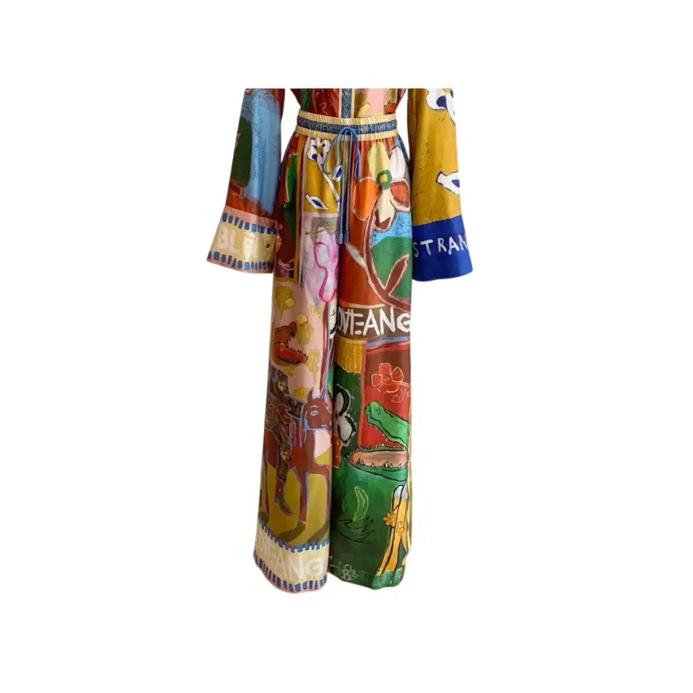 Alemais MLAK SILK PANT - Bottoms