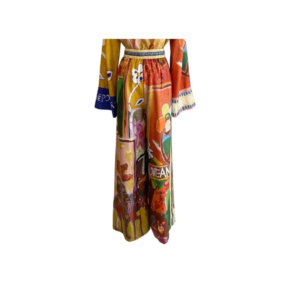 Alemais MLAK SILK PANT - Bottoms