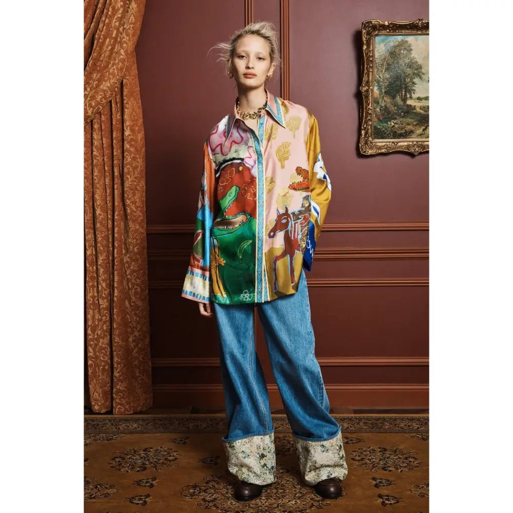 Alemais MLAK SILK SHIRT - Dress