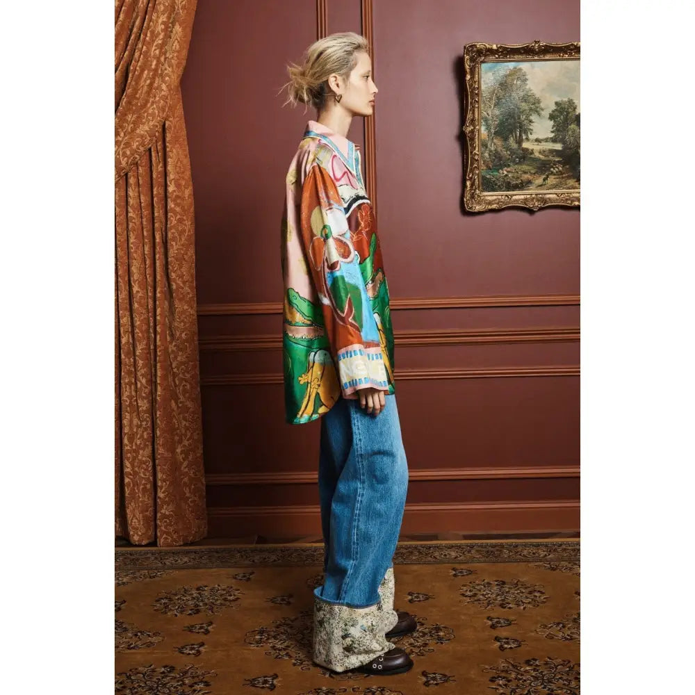 Alemais MLAK SILK SHIRT - Dress