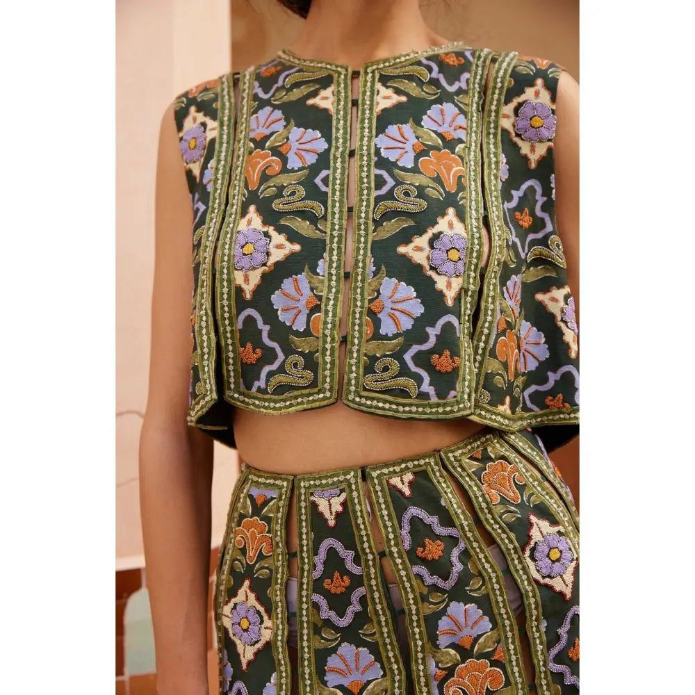 Alemais oasira embellished top - Tops