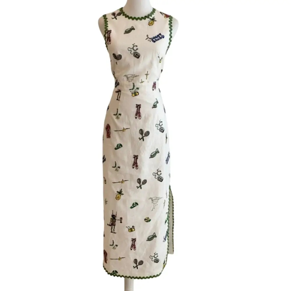 Alemais Play Embroidered Midi Dress - Dress