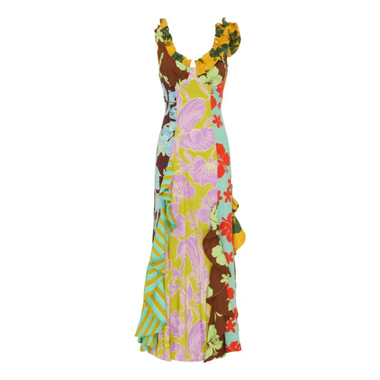 Alemais Poppy Spliced Midi Dress - Dress