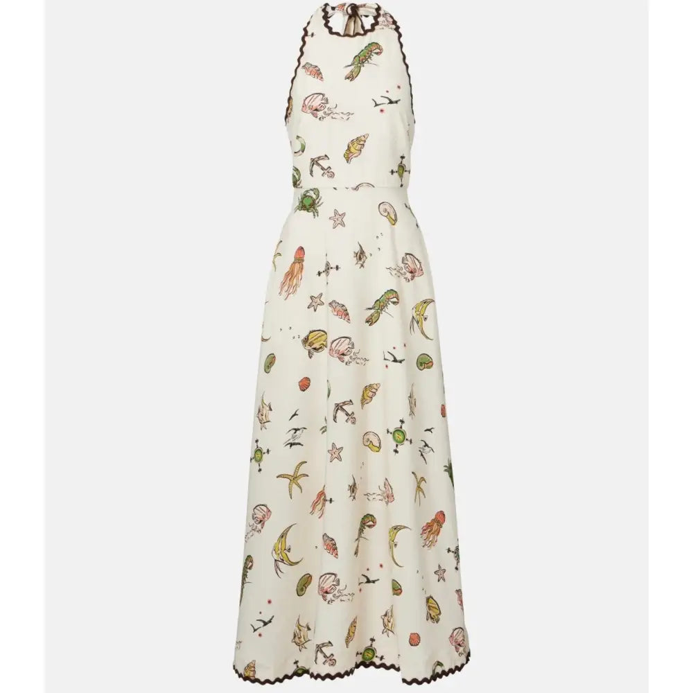 Alemais Printed halterneck maxi dress - Dress
