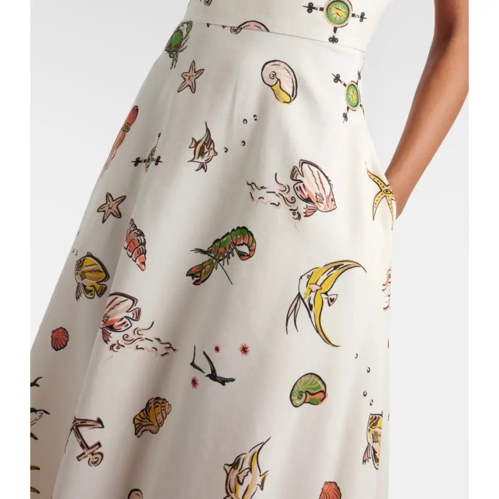 Alemais Printed halterneck maxi dress - Dress