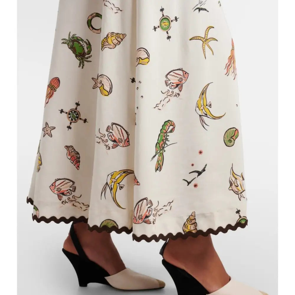 Alemais Printed halterneck maxi dress - Dress