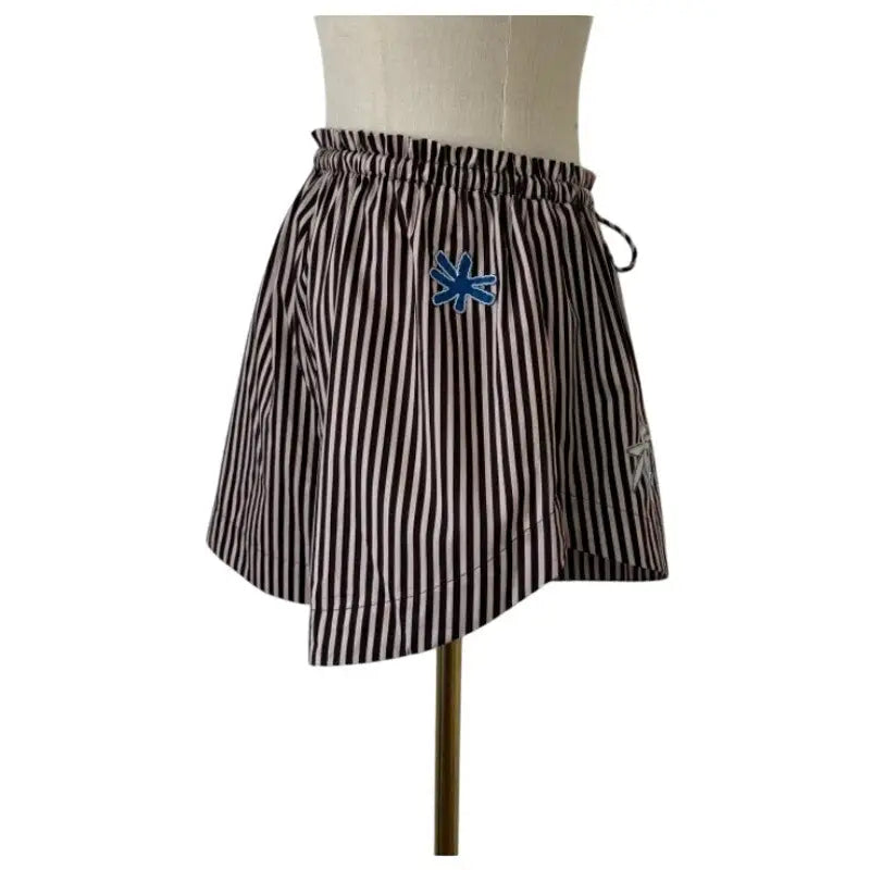 Alemais Sirocco Striped Cotton Short - Bottoms