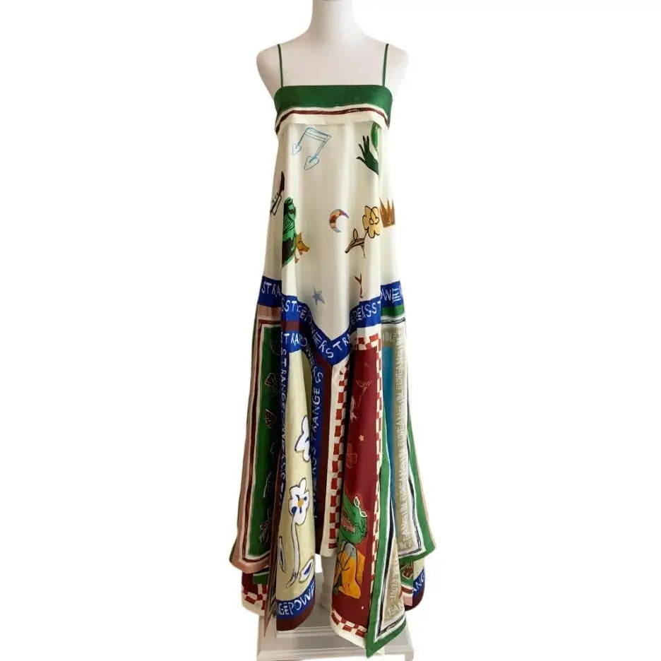 Alemais tangible love silk midi dress - Dress