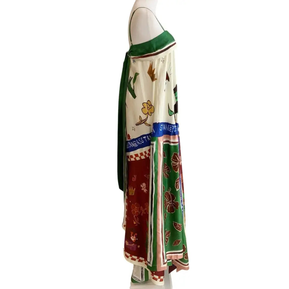 Alemais tangible love silk midi dress - Dress