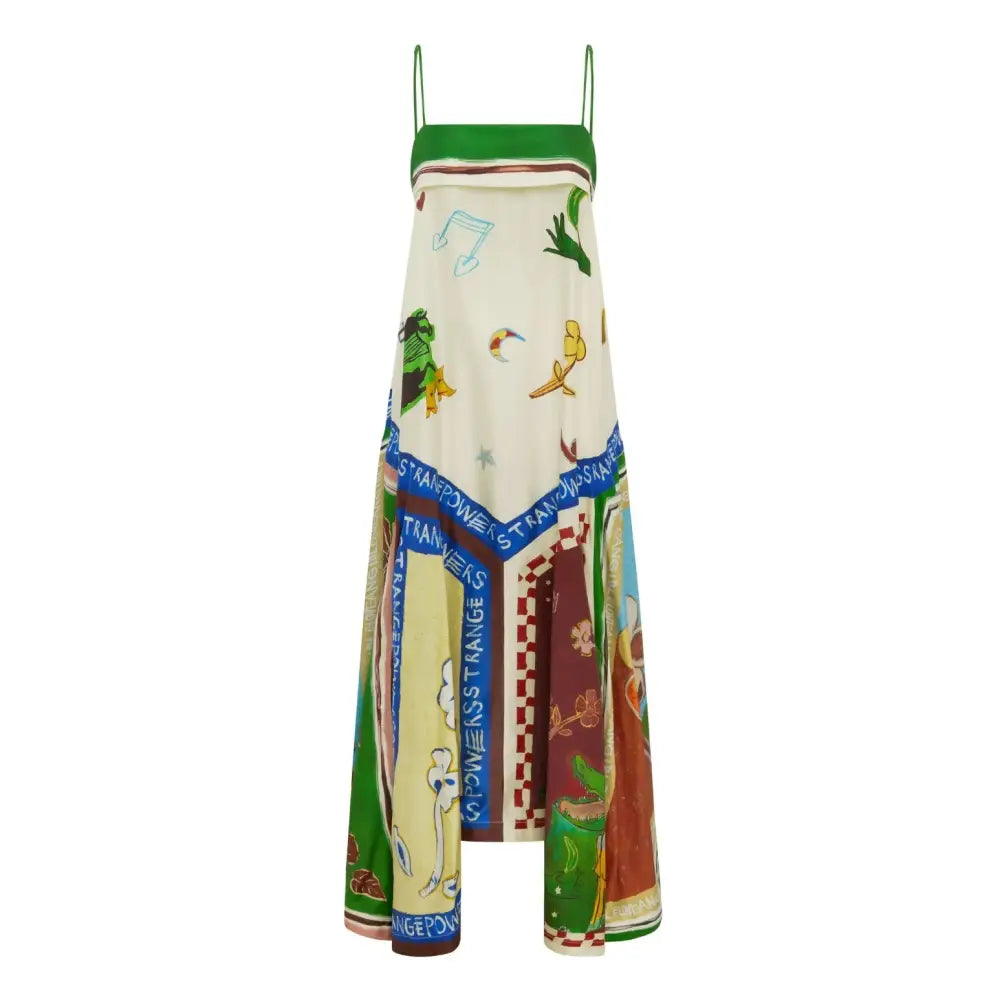 Alemais tangible love silk midi dress - Dress