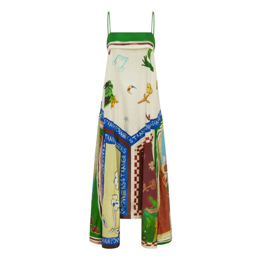 Alemais tangible love silk midi dress - Dress