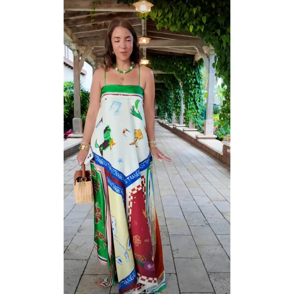Alemais tangible love silk midi dress - Dress