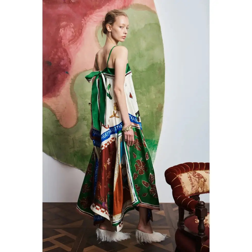 Alemais tangible love silk midi dress - Dress