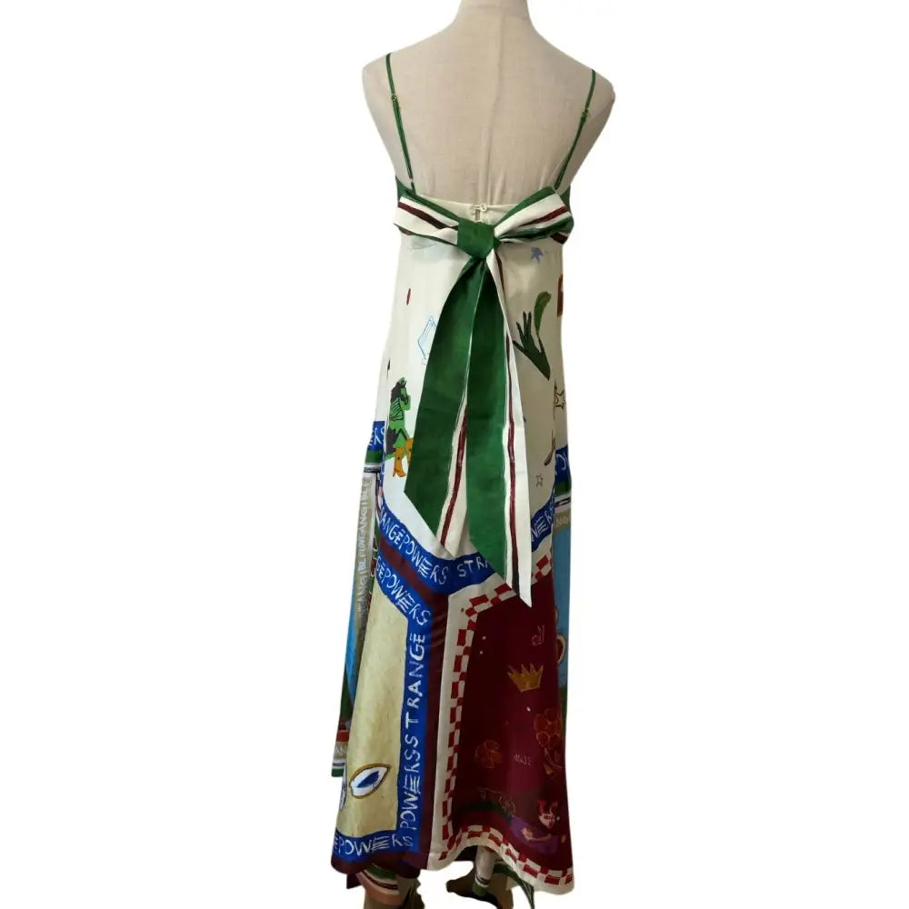 Alemais tangible love silk midi dress - Dress
