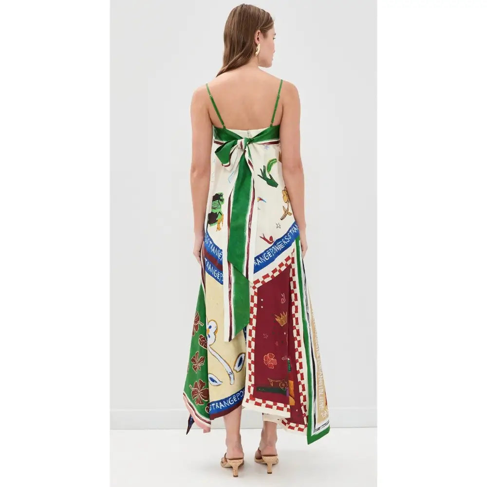 Alemais tangible love silk midi dress - Dress