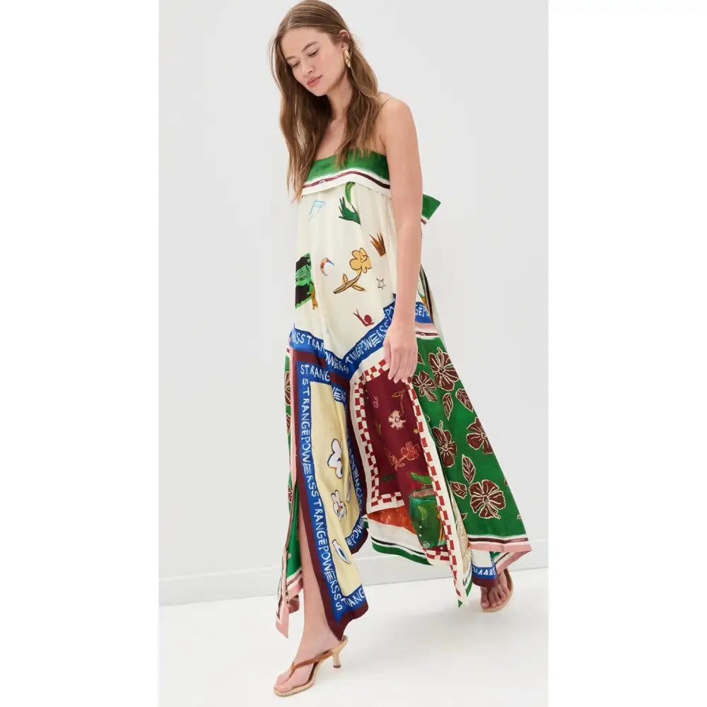 Alemais tangible love silk midi dress - Dress