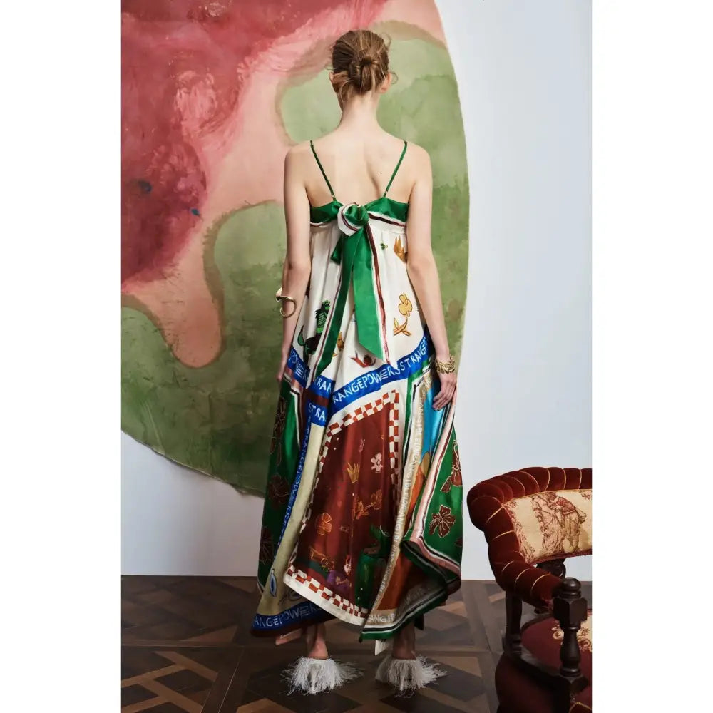 Alemais tangible love silk midi dress - Dress