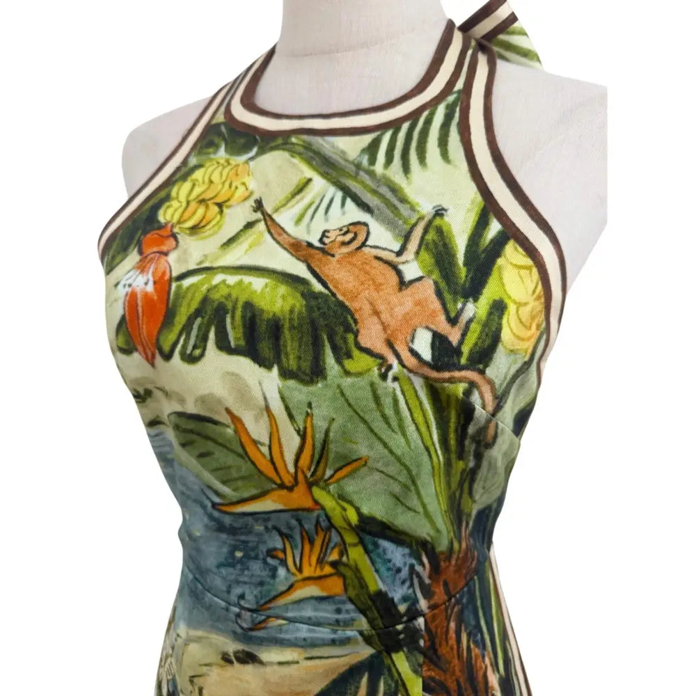 Alemais Toucan Tango Halter Mini Dress in Multi - Dress