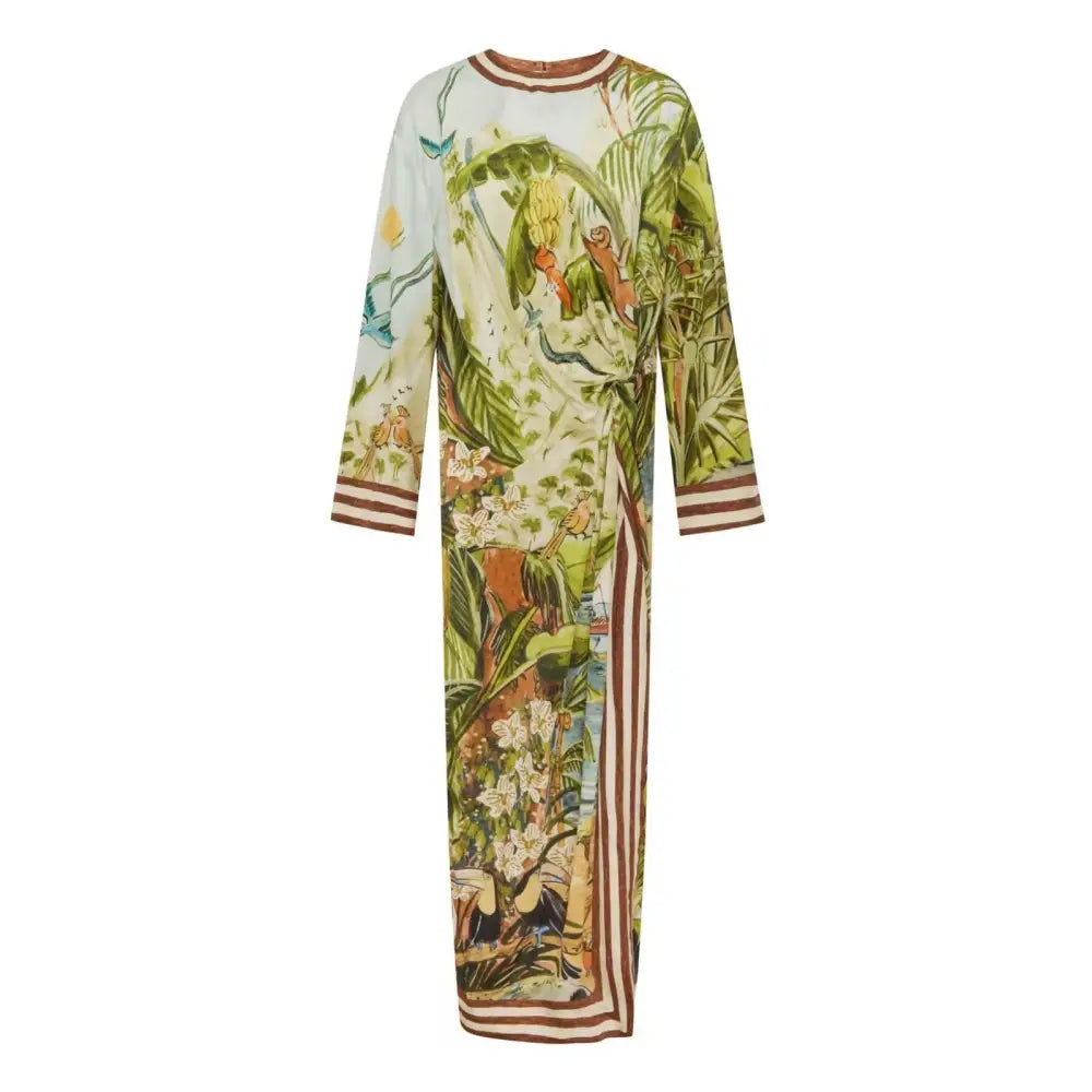 Alemais toucan tango silk midi dress - Dress