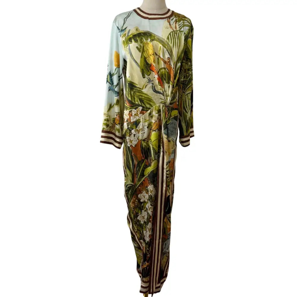 Alemais toucan tango silk midi dress - Dress