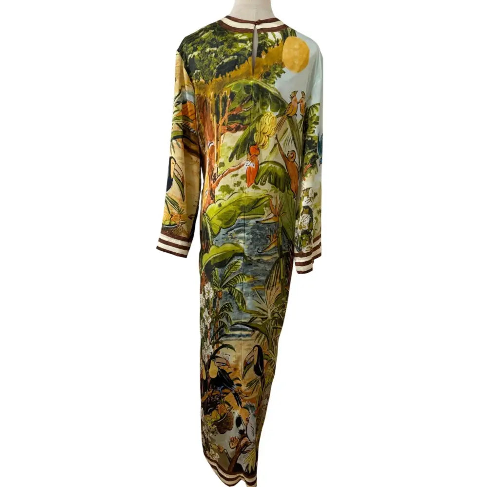 Alemais toucan tango silk midi dress - Dress