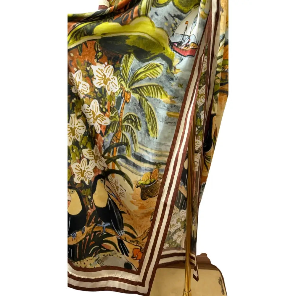Alemais toucan tango silk midi dress - Dress