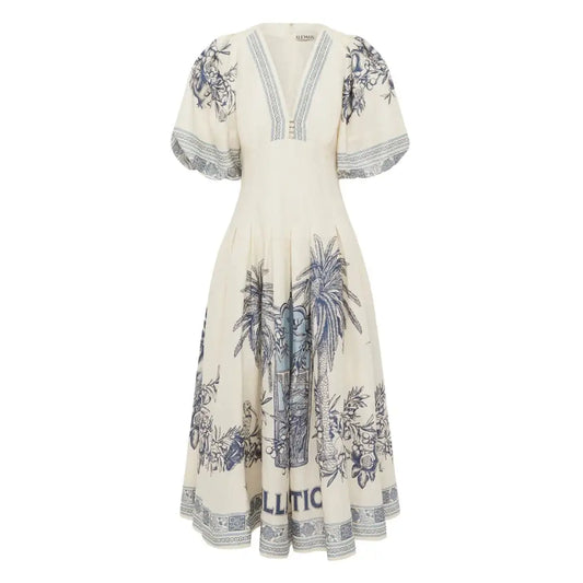 Alemais villa romantica corset midi dress - 2 - Dress