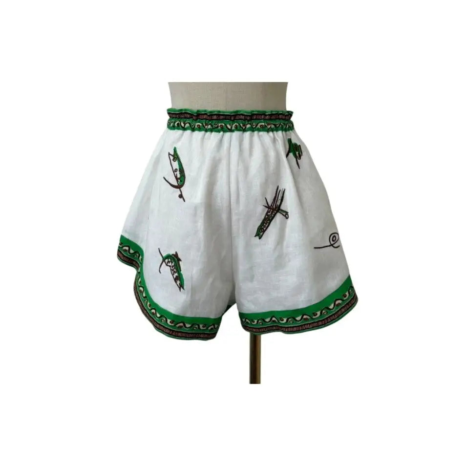 Alemais Wanda Linen Shorts - Bottoms