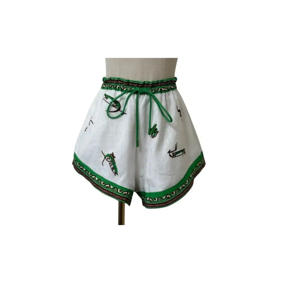 Alemais Wanda Linen Shorts - Bottoms