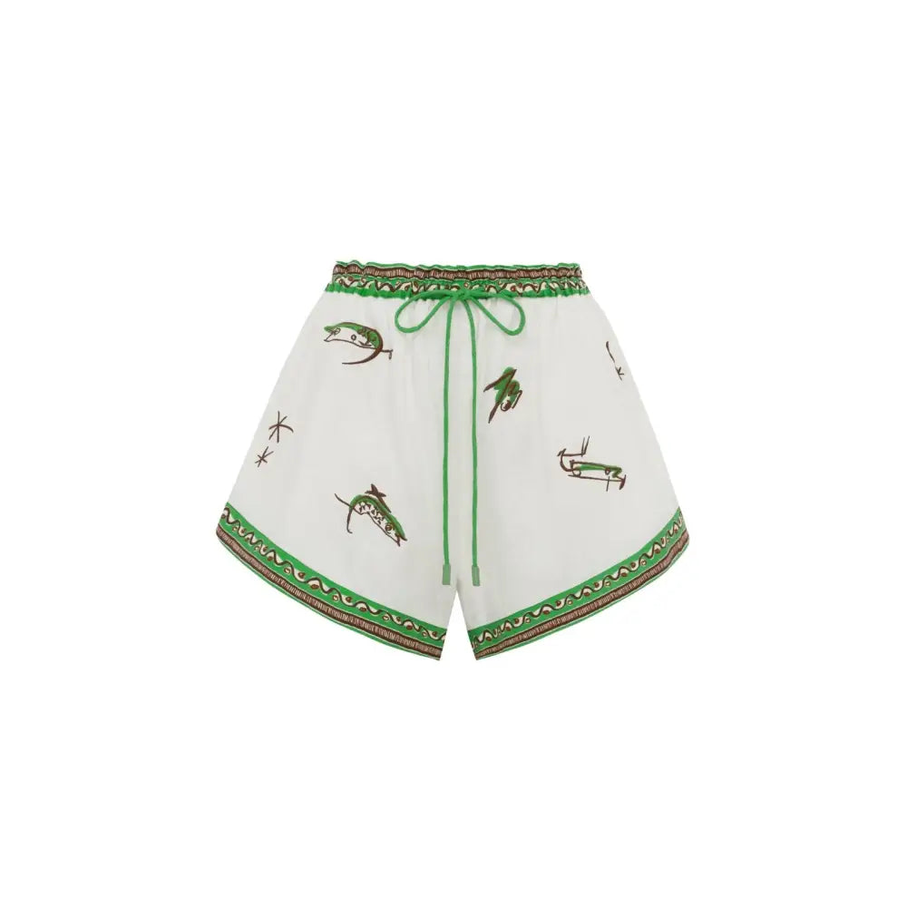 Alemais Wanda Linen Shorts - Bottoms