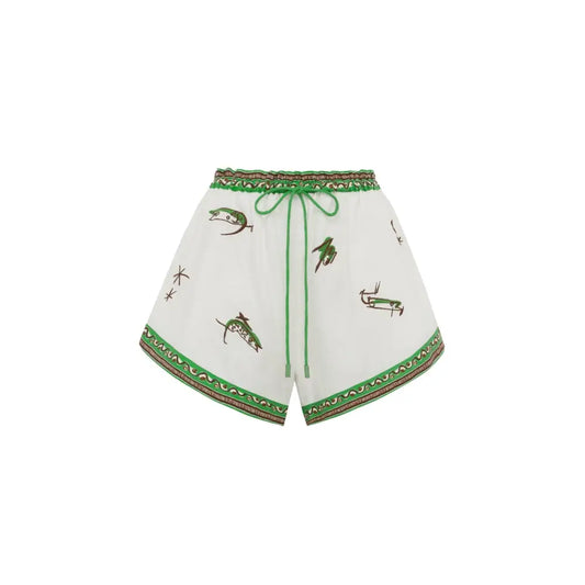 Alemais Wanda Linen Shorts - Bottoms