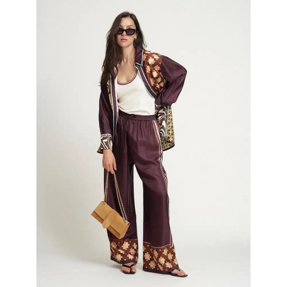 Alemais Wilson Silk Pant - Bottoms