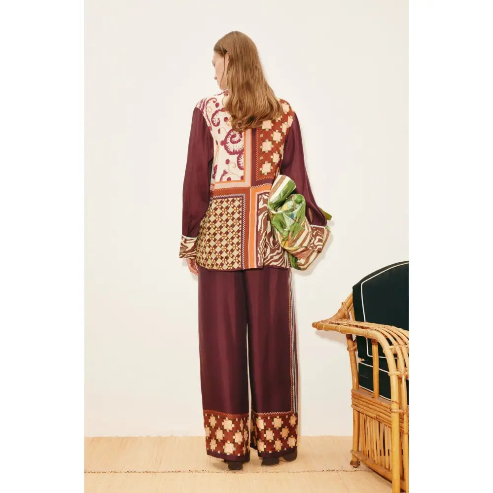 Alemais Wilson Silk Pant - Bottoms