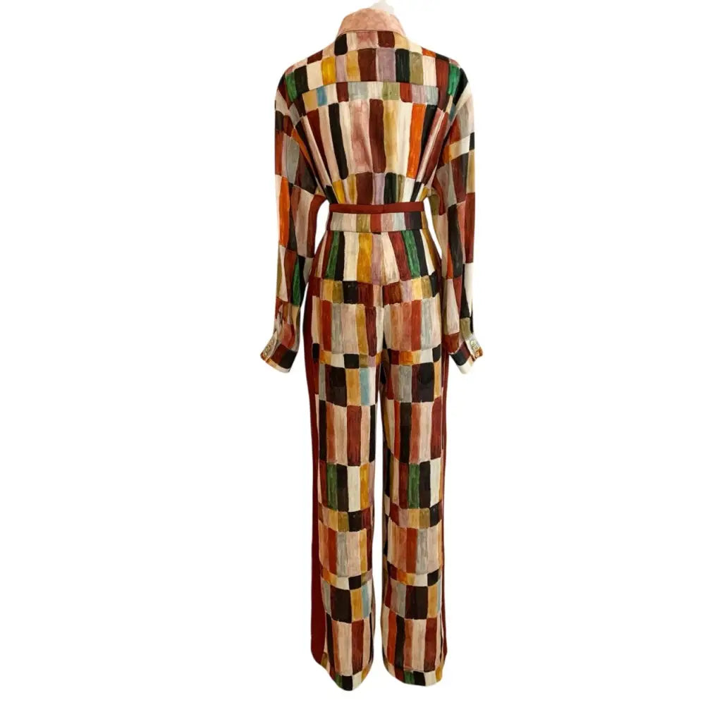 Alemais x LRNCE Marjorelle printed linen and silk shirt - Tops