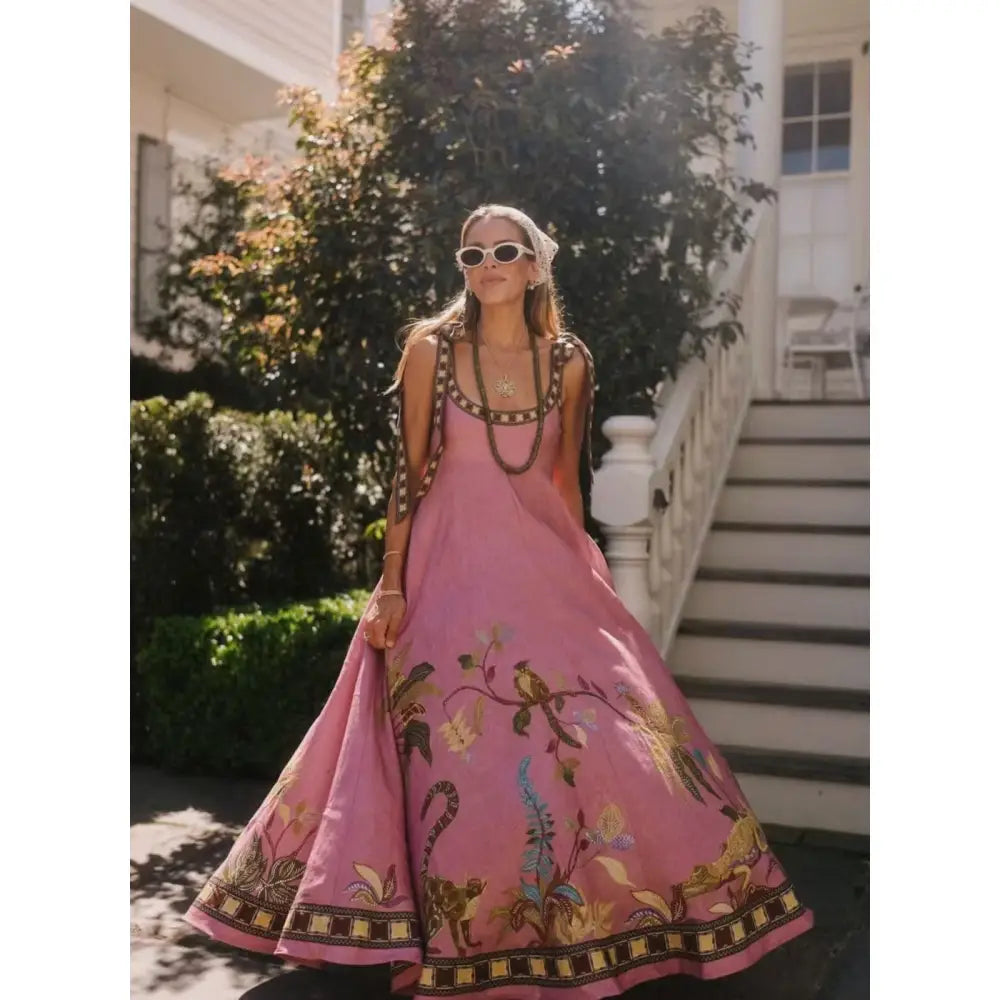Alemais Zuri Ballet Sundress in Pink - Dress