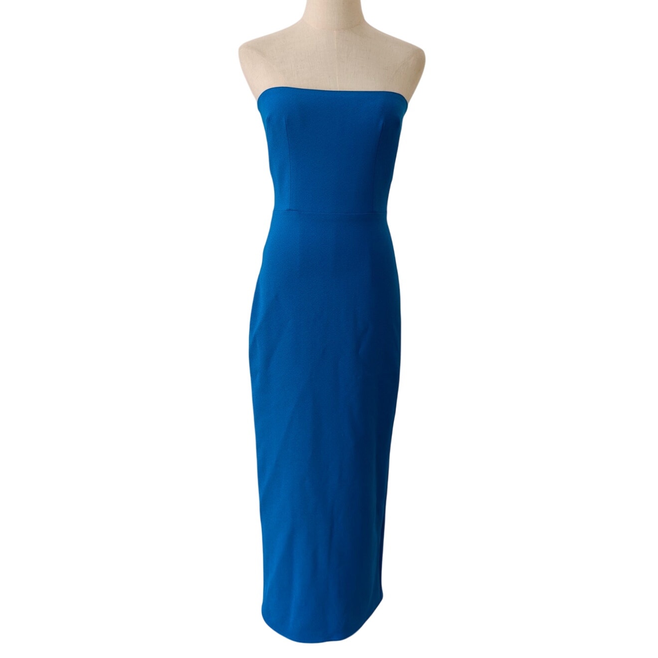 Alex Perry Blue Strapless midi dress - Dress